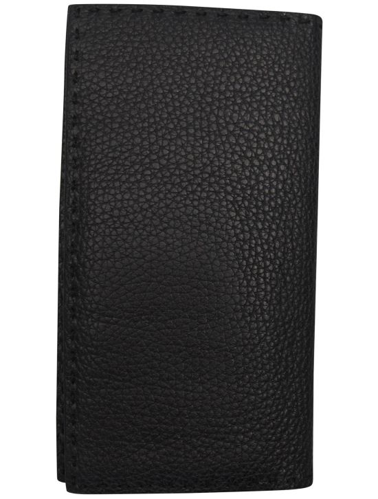 Kiton Kiton Black Leather Document Holder Black 001