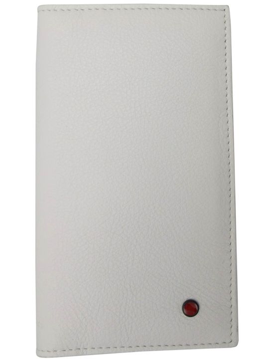 Kiton Kiton White Leather Document Holder White 000