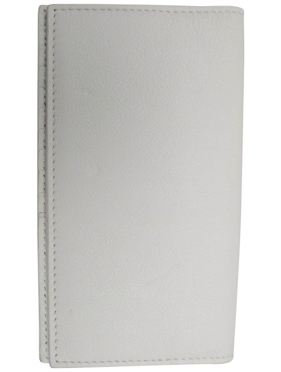 Kiton Kiton White Leather Document Holder White 001