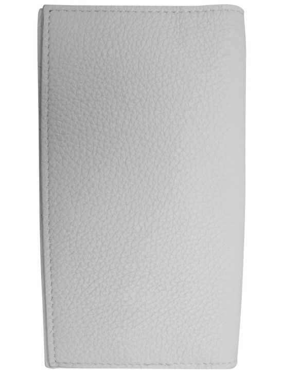 Kiton Kiton White Leather Document Holder White 001