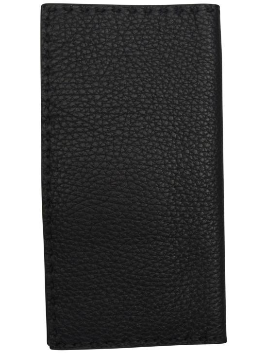 Kiton Kiton Black Leather Document Holder Black 001