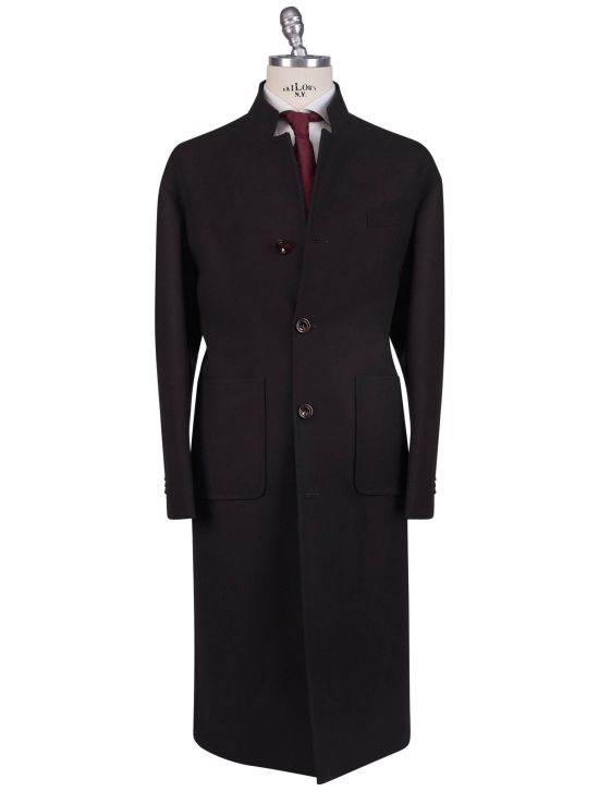 Kiton Kiton Brown Virgin Wool 14 Micron Overcoat Brown 000