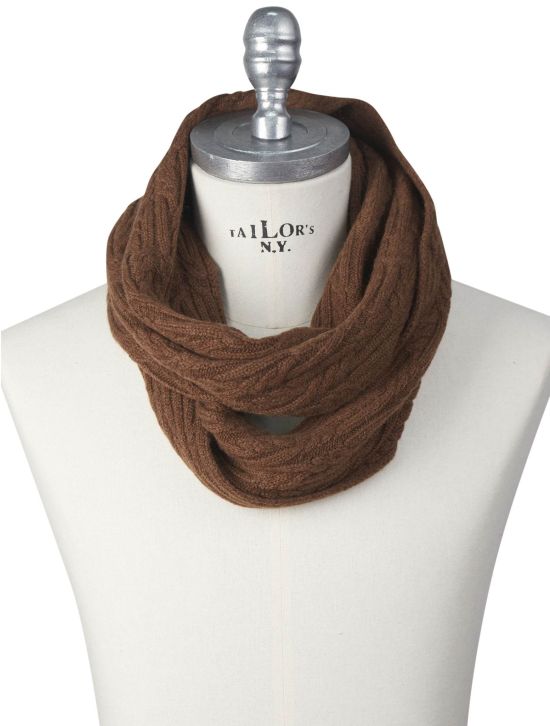 Kiton Kiton Brown Cashmere Scarf Brown 000