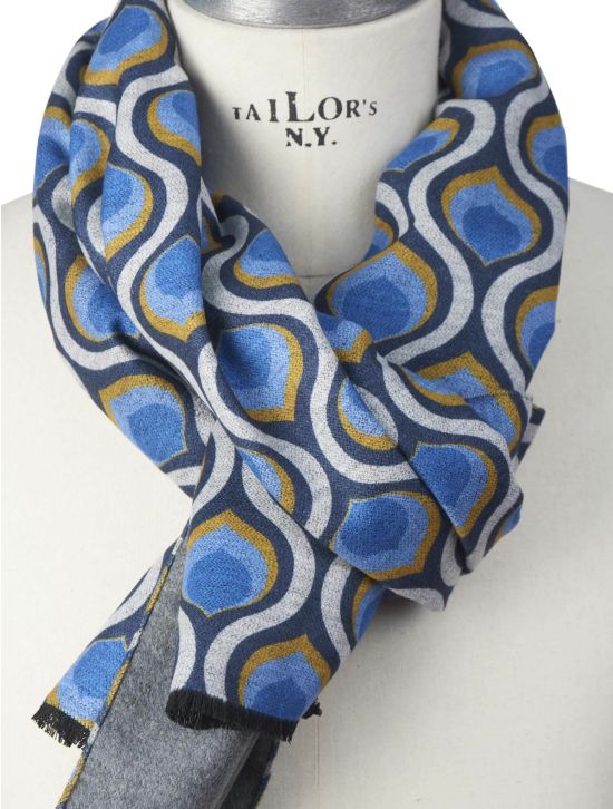 Kiton Kiton Multicolor Silk Scarf Multicolor 001