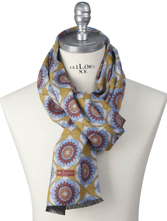 Kiton Kiton Multicolor Silk Scarf Multicolor 000