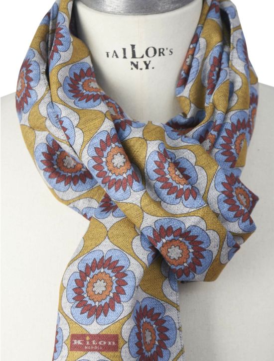 Kiton Kiton Multicolor Silk Scarf Multicolor 001