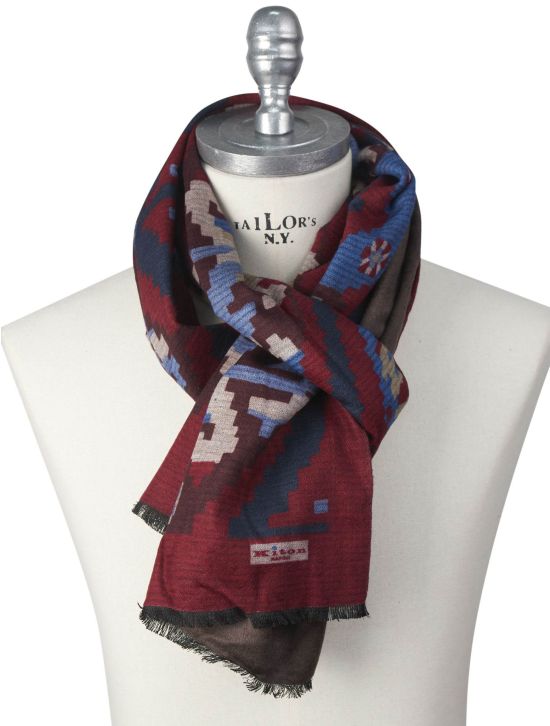 Kiton Kiton Multicolor Silk Scarf Multicolor 000