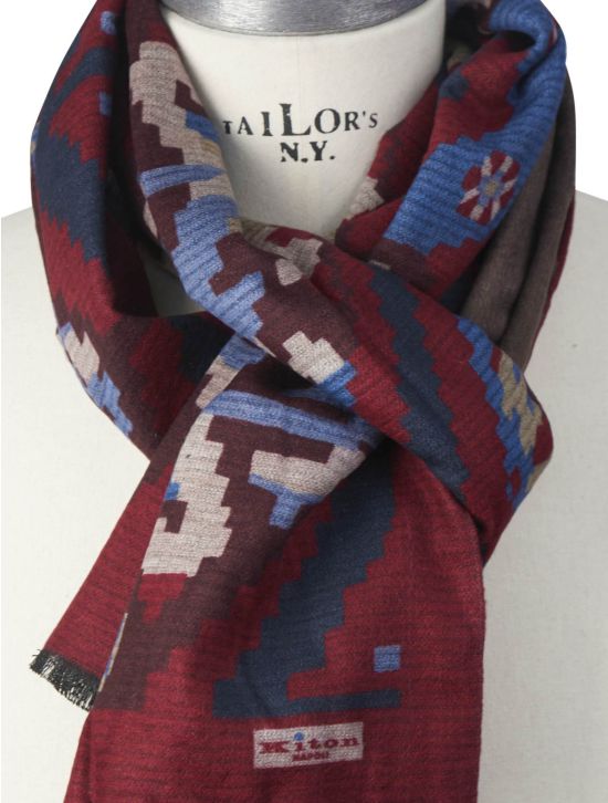 Kiton Kiton Multicolor Silk Scarf Multicolor 001