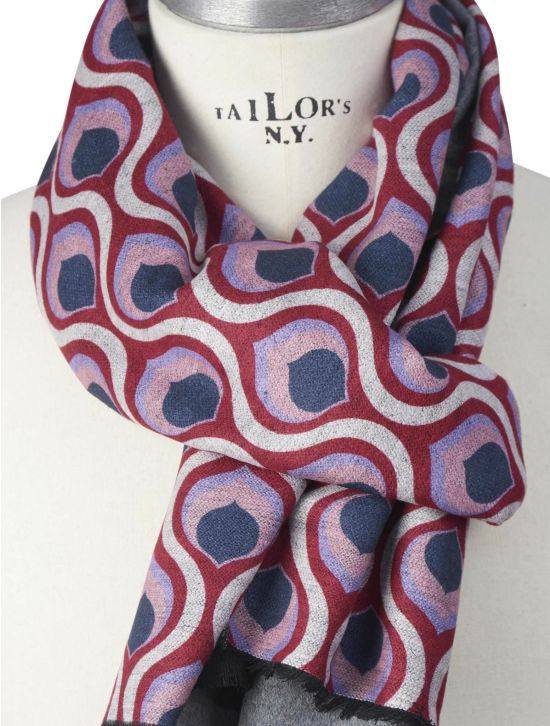 Kiton Kiton Multicolor Silk Scarf Multicolor 001