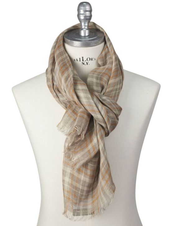 Kiton Kiton Multicolor Linen Scarf Multicolor 000