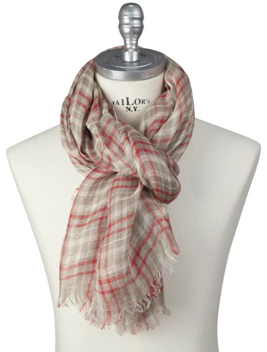 Kiton Kiton Multicolor Linen Scarf Multicolor 000