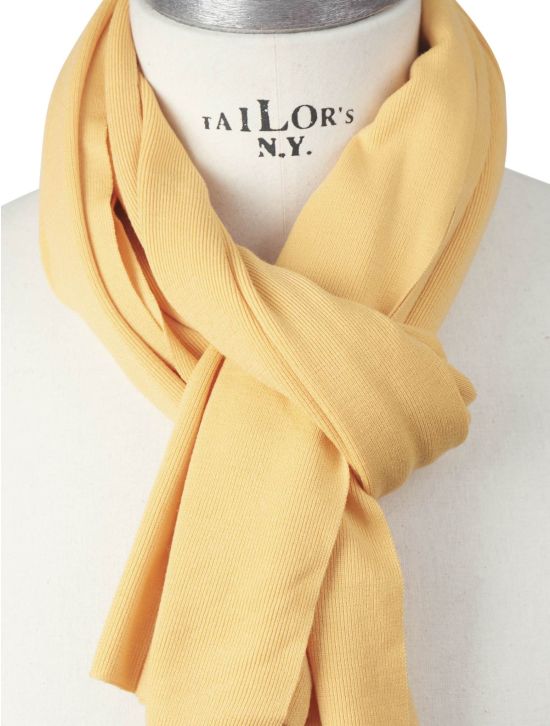 Kiton Kiton Orange Cashmere Scarf Orange 001