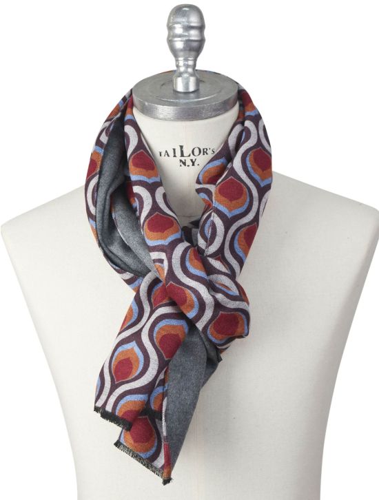 Kiton Kiton Multicolor Silk Scarf Multicolor 000