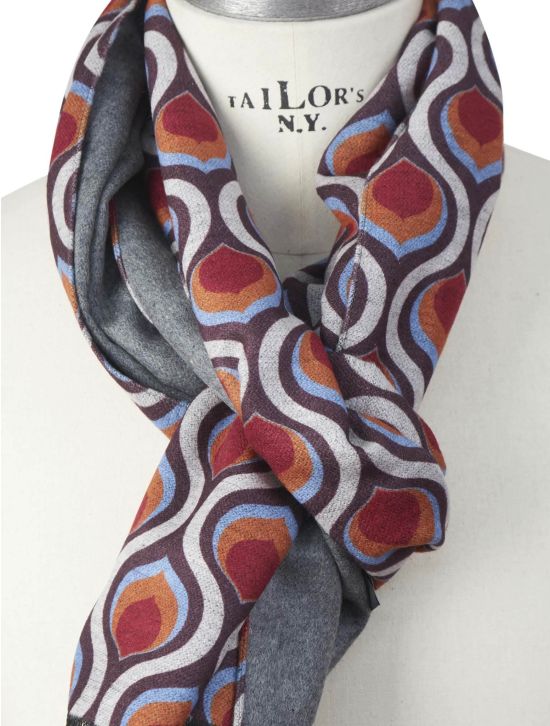 Kiton Kiton Multicolor Silk Scarf Multicolor 001