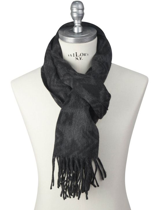 Kiton Kiton Gray Cashmere Scarf Gray 000