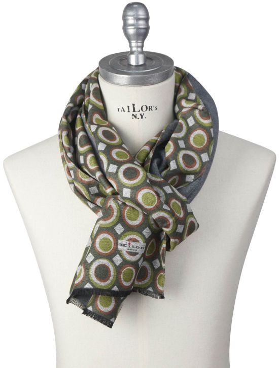 Kiton Kiton Multicolor Silk Scarf Multicolor 000