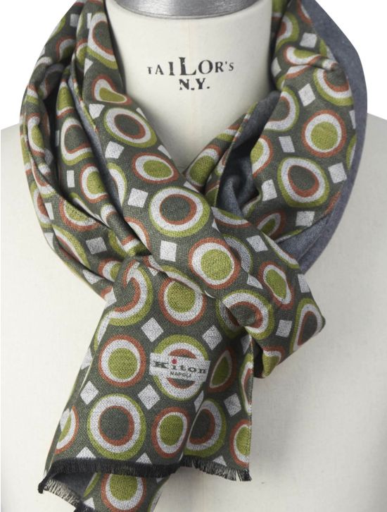 Kiton Kiton Multicolor Silk Scarf Multicolor 001