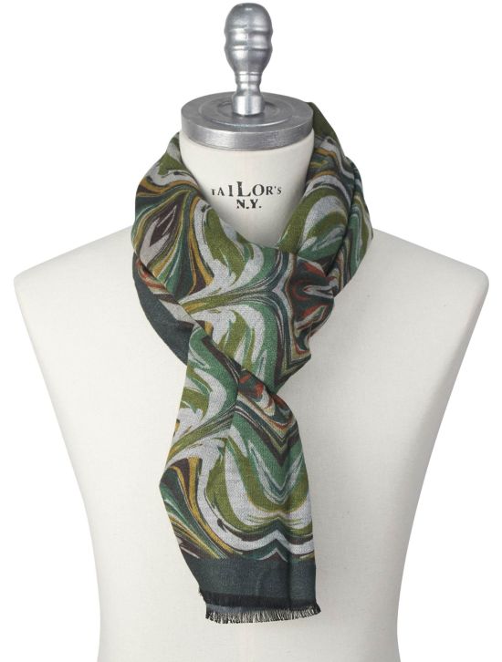 Kiton Kiton Multicolor Silk Scarf Multicolor 000