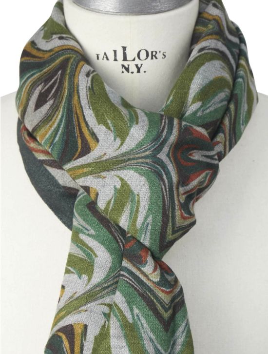 Kiton Kiton Multicolor Silk Scarf Multicolor 001