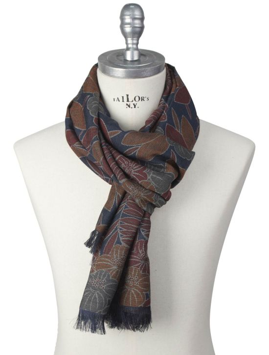 Kiton Kiton Multicolor Cashmere Silk Scarf Multicolor 000