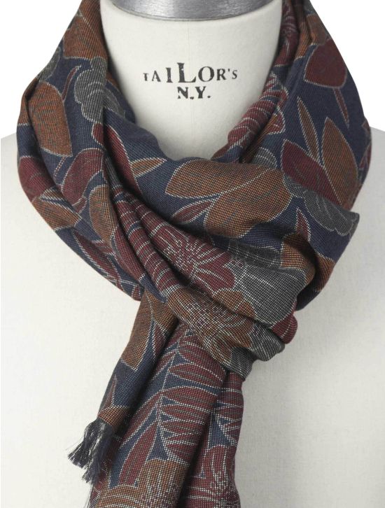 Kiton Kiton Multicolor Cashmere Silk Scarf Multicolor 001