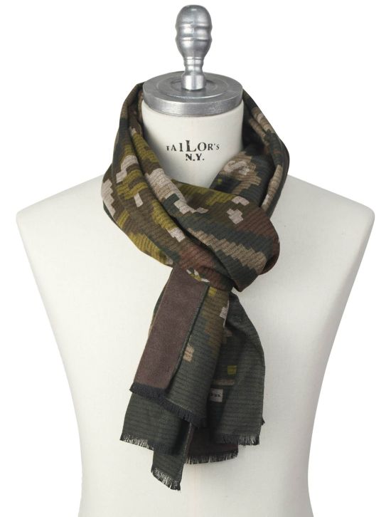 Kiton Kiton Multicolor Silk Scarf Multicolor 000