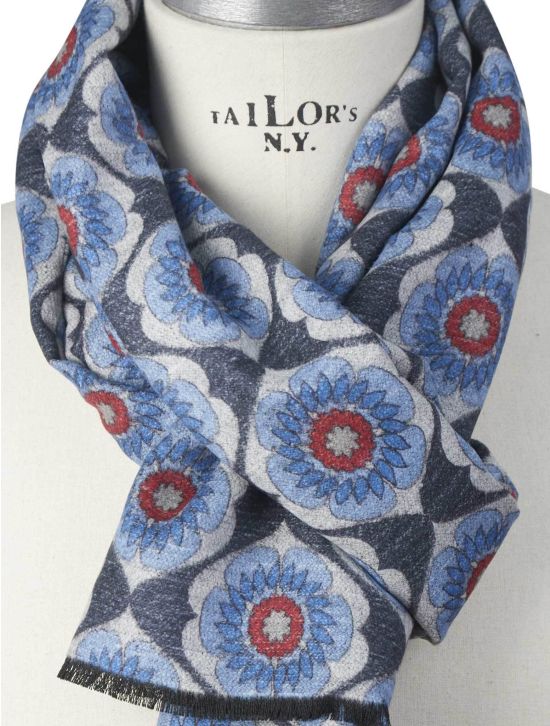 Kiton Kiton Multicolor Silk Scarf Multicolor 001