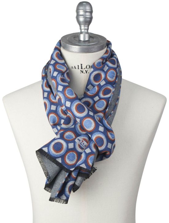 Kiton Kiton Multicolor Silk Scarf Multicolor 000