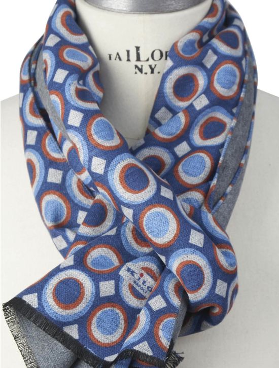 Kiton Kiton Multicolor Silk Scarf Multicolor 001