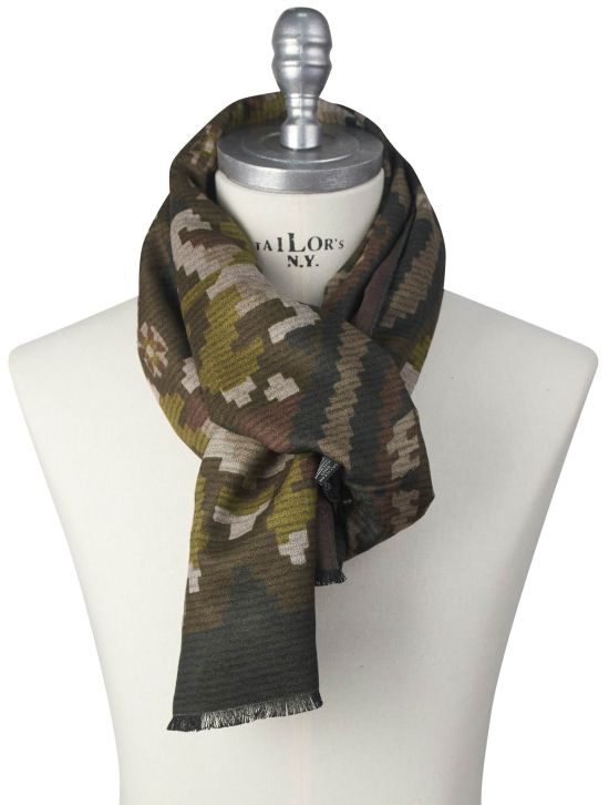 Kiton Kiton Multicolor Silk Scarf Multicolor 000