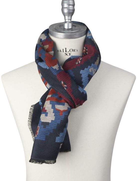 Kiton Kiton Multicolor Silk Scarf Multicolor 000