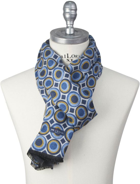 Kiton Kiton Multicolor Silk Scarf Multicolor 000