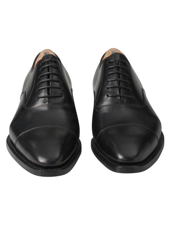 Kiton Kiton Black Leather Dress Shoes Black 001