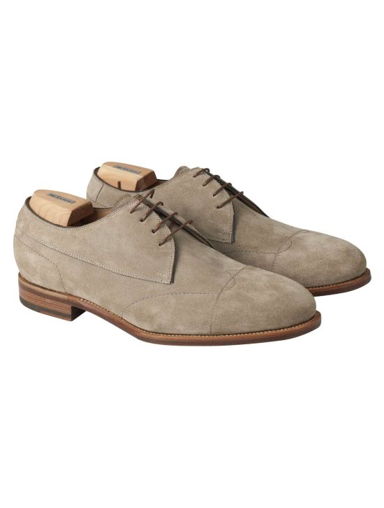 Kiton Kiton Beige Leather Suede Dress Shoes Beige 000