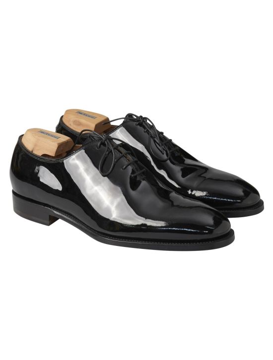 Kiton Kiton Black Leather Dress Shoes Black 000