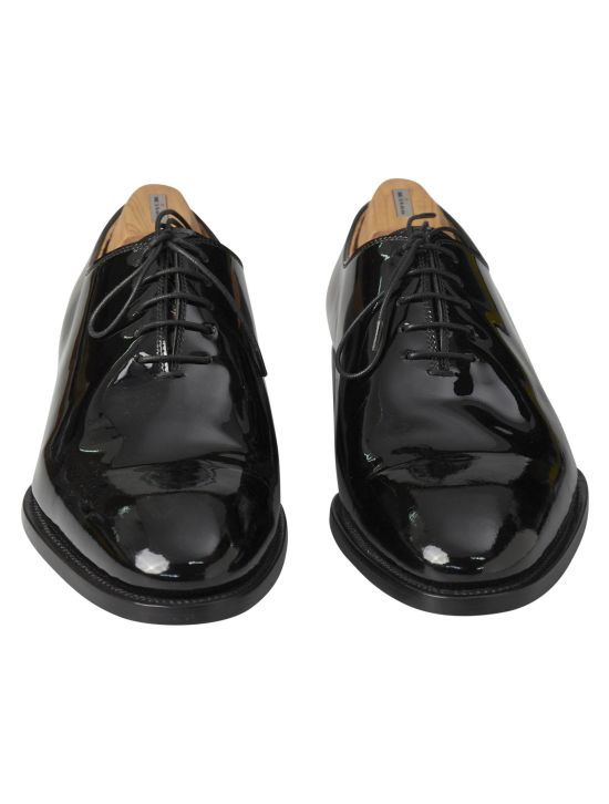 Kiton Kiton Black Leather Dress Shoes Black 001