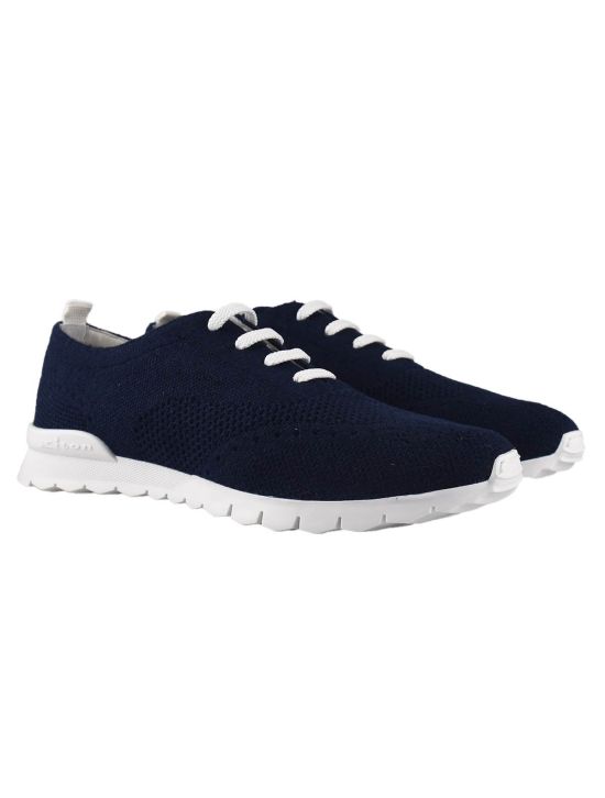 Kiton Kiton Dark Blue Cashmere Shoes Dark Blue 000