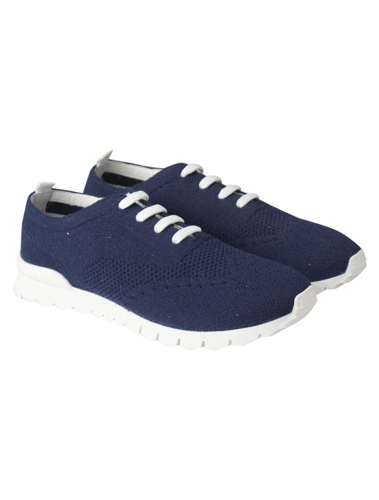 Kiton Kiton Blue Cashmere Sneaker Blue 000