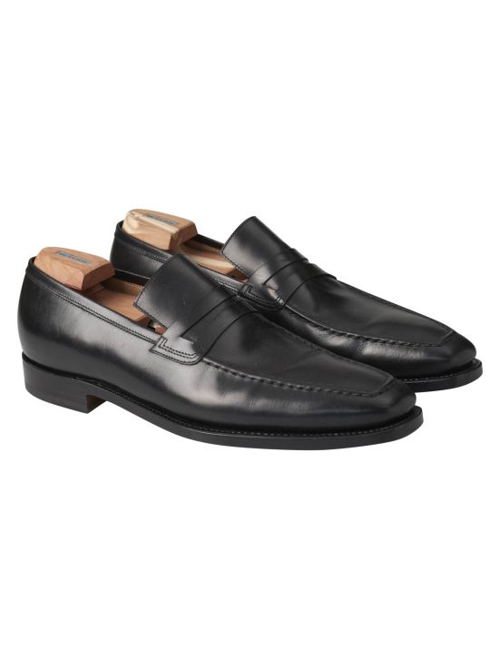 Kiton Kiton Black Leather Loafers Black 000