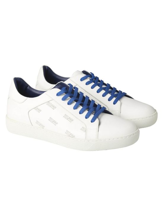 KNT Kiton KNT White Leather Sneaker White 000