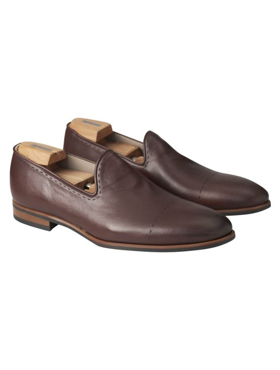 Kiton Kiton Brown Leather Loafers Brown 000