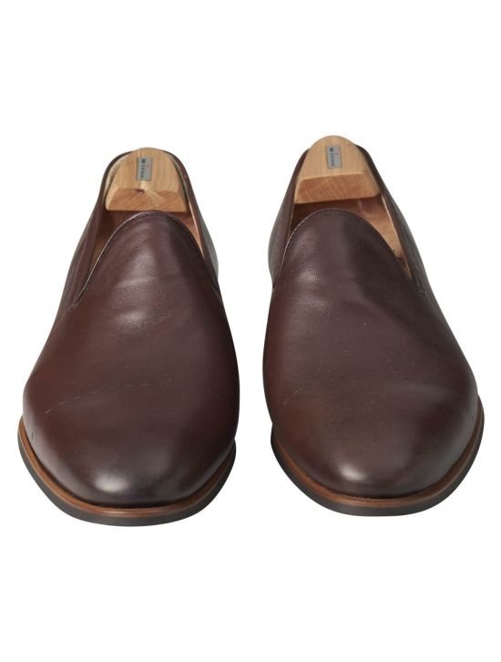 Kiton Kiton Brown Leather Loafers Brown 001