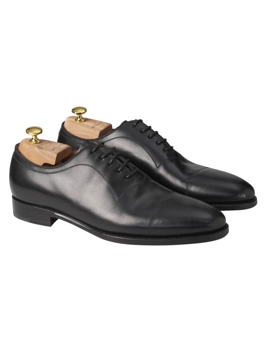 Kiton Kiton Black Leather Dress Shoes Black 000