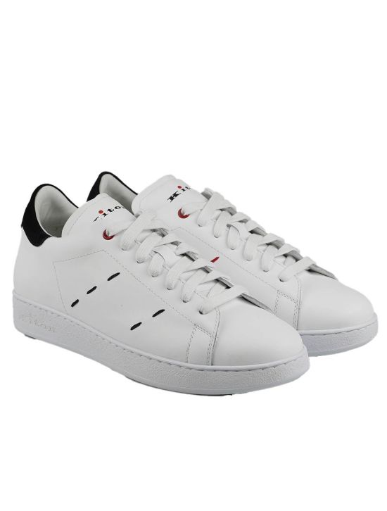 Kiton Kiton White Leather Sneakers White 000