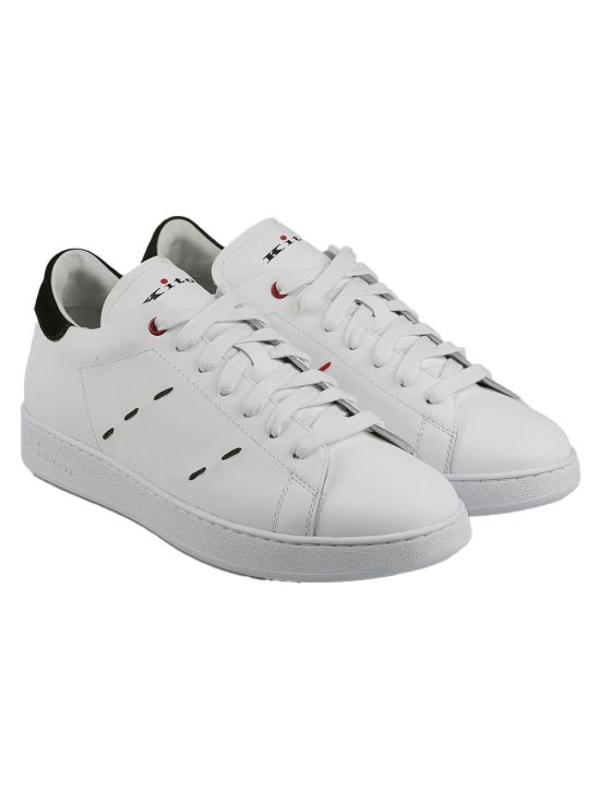 Kiton Kiton White Leather Sneakers White 000