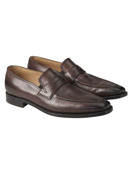 Kiton Kiton Brown Leather Loafers Brown 000