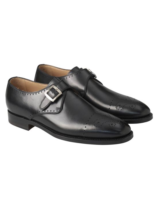 Kiton Kiton Black Leather Dress Shoes Black 000