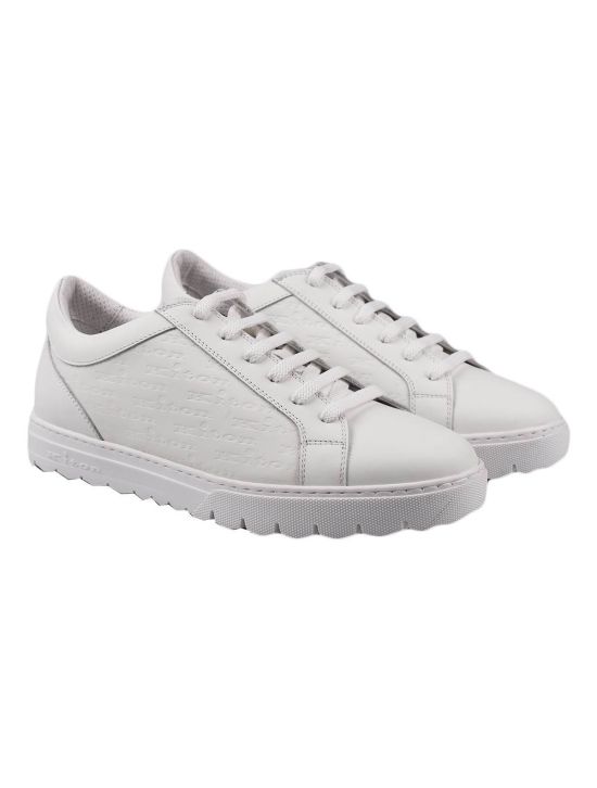 Kiton Kiton White Leather Sneakers White 000