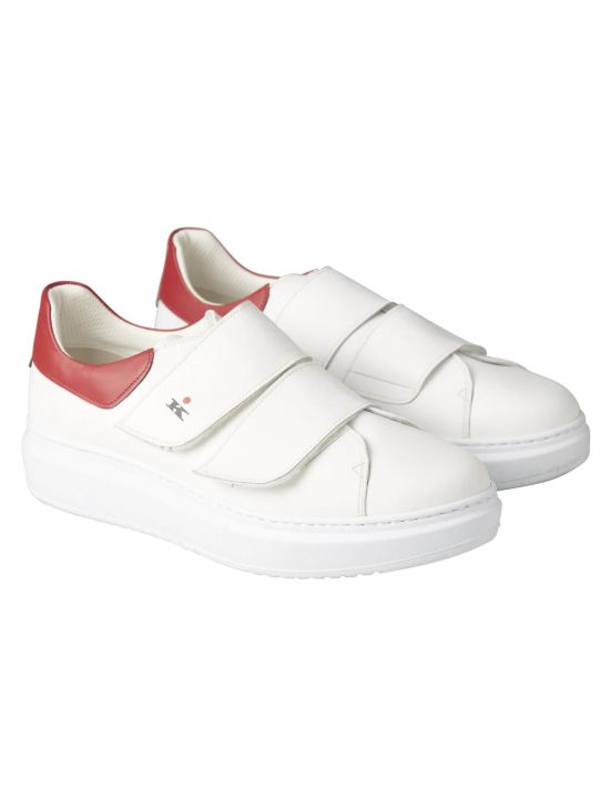 Kiton Kiton White Leather Sneaker White 000