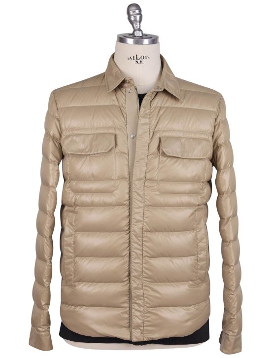 Kiton Kiton Beige Nylon Pa Pu Coat Beige 000